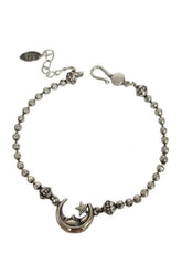 Alt Celestial Moon & Star Silver Bracelet SILVER PLATED Shoptery