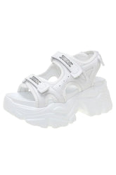 Chunky Platform Women Sandals White Shoptery