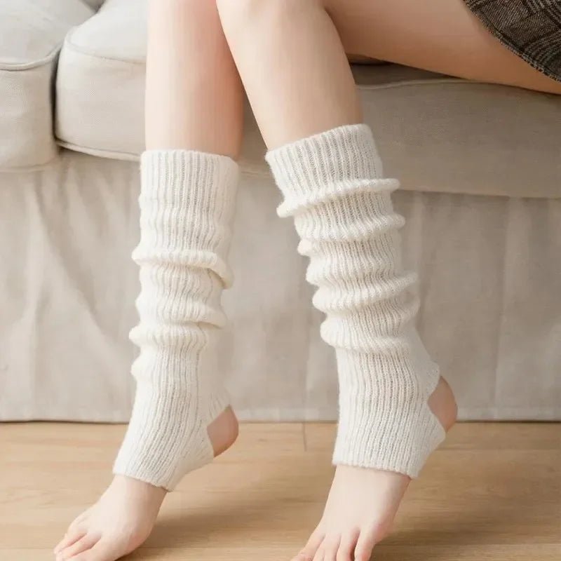 Kawaii Cozy Ballet Leg Warmers Shoptery