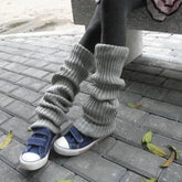 Y2k Cozy Ribbed Slouch Leg Warmers color2 Shoptery