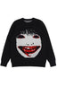 Sweater – Creepy Smile for Winter Layering Black01 Shoptery