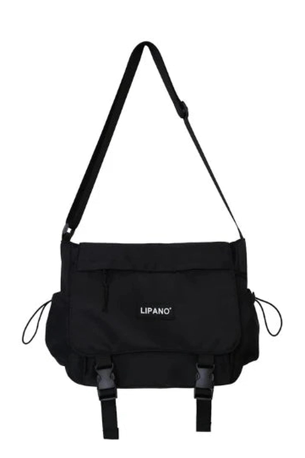 Aesthetic Crossbody School Bag Black Only Bag Shoptery