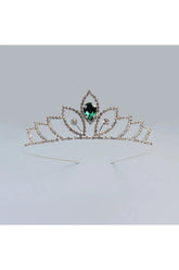 Aesthetic Crystal Bridal Tiara Shoptery
