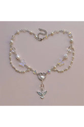 Crystal Phoenix Pendant Necklace Default Title Shoptery