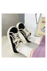 Aesthetic Designer Canvas Sneakers Shoptery