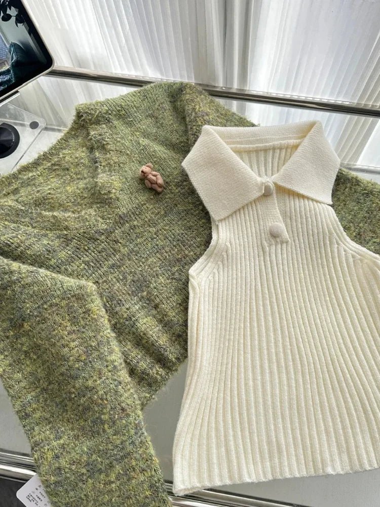 Forest Charm Alt Plaid Skirt Outfit Set Shoptery