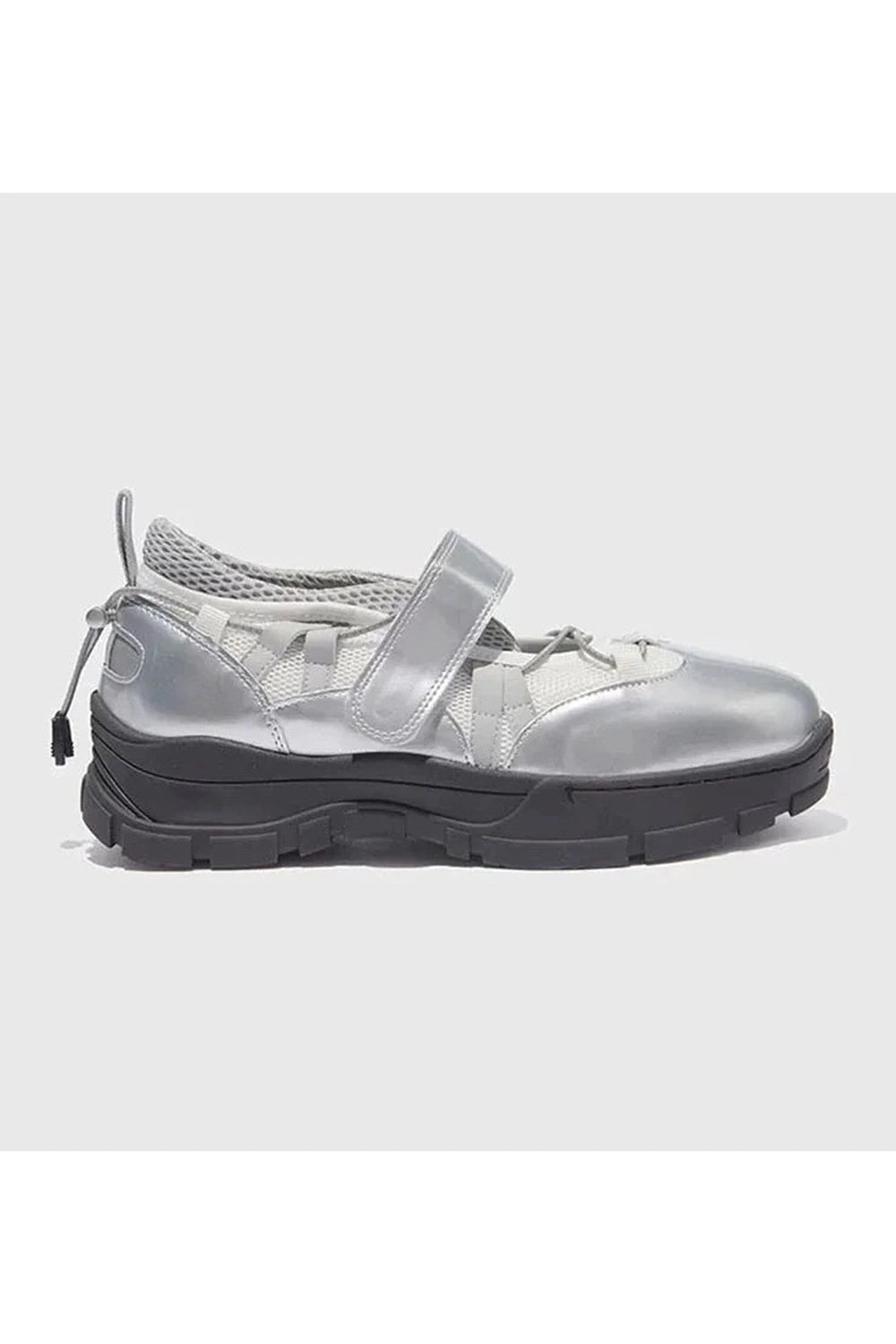 Alt Strap Sneakers Silver Shoptery