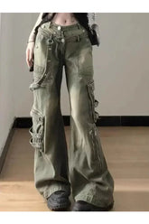 Y2k Strapped Cargo Pants 1 Shoptery