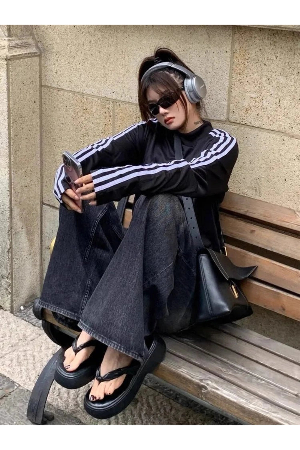 Alt Y2K Black Jeans Shoptery