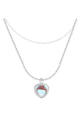 Aesthetic Love Clavicle Necklace 1 Shoptery
