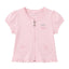 Fairy Kei Pastel Pink Heart Bow Zip Ribbed Cardigan by Mezzo Piano Pink Shoptery