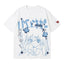 Menhera Pixel Anime Girl Graphic Oversized Cotton Tee white Shoptery
