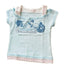 Fairy Kei Sugarbunnies Sanrio Layered Pastel Blue Crop Tee Shoptery
