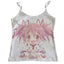 Fairy Kei Madoka Magica Anime Graphic Spaghetti Strap Cami Top WHITE Shoptery