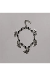 Edgy Midnight Bat Charm Bracelet 1 Shoptery