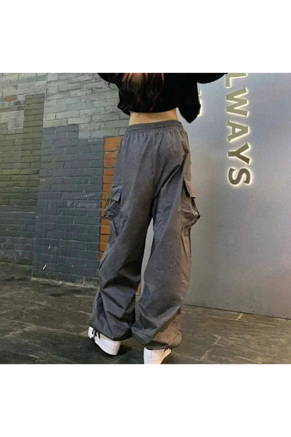 Y2k Oversized Cargo Joggers Shoptery