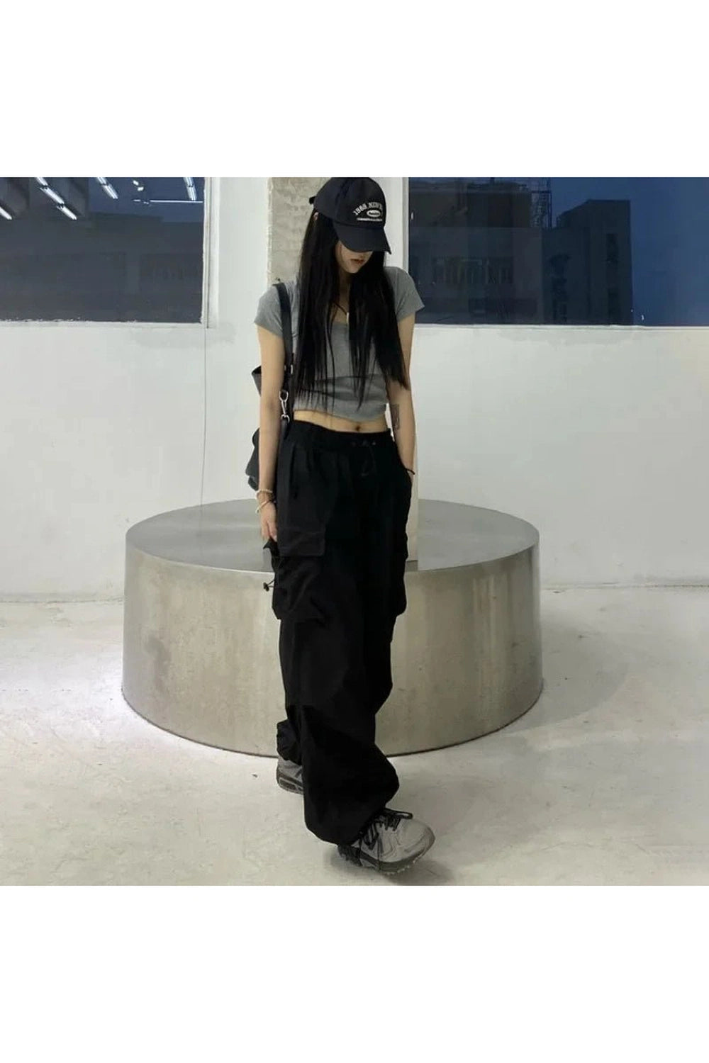 Y2k Oversized Cargo Joggers Shoptery