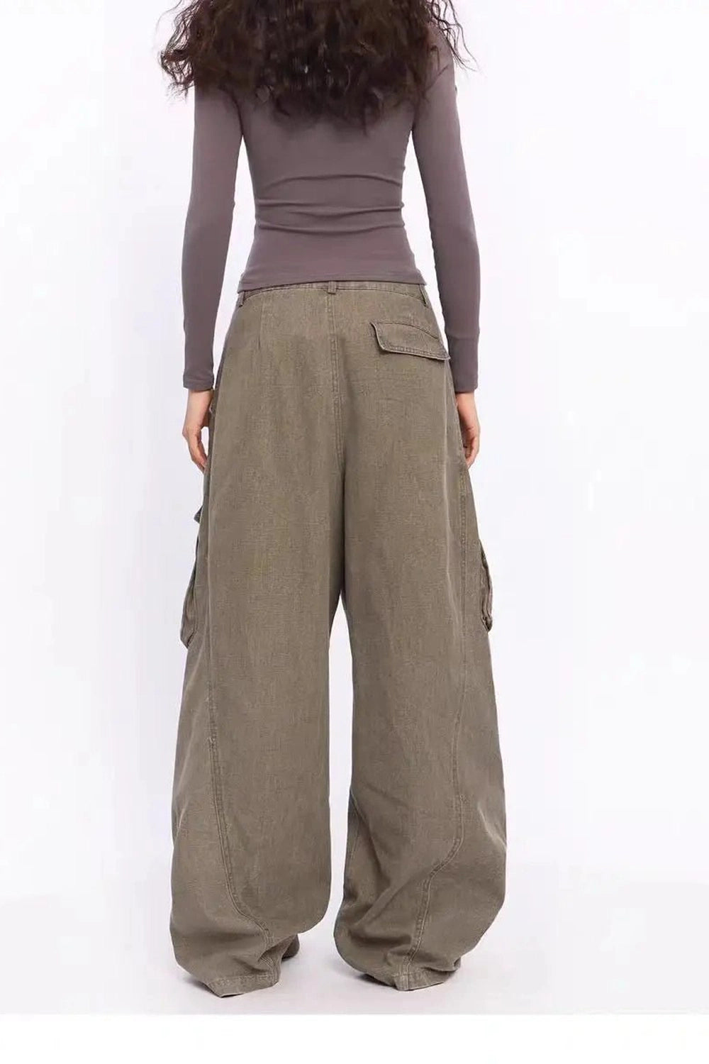 Y2k Oversized Utility Cargo Pants Shoptery