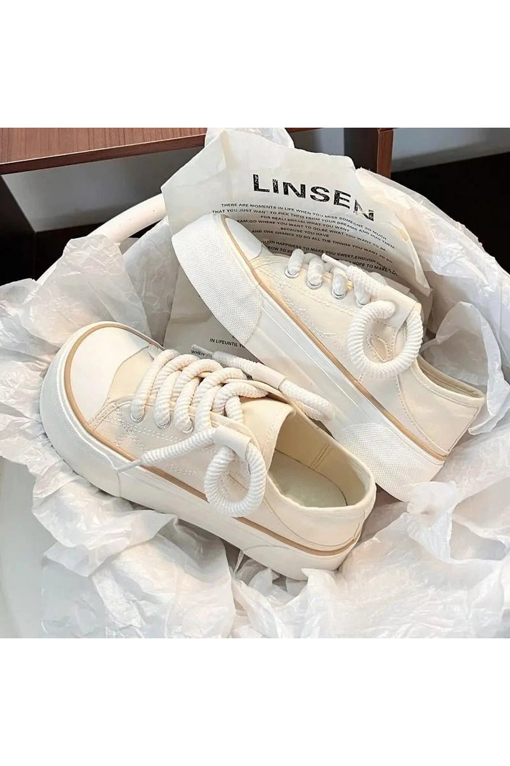 Pastel Cute Pink Lace Up Footwear Shoptery