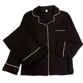 Ruffled Retro Lounge Pajamas Shoptery