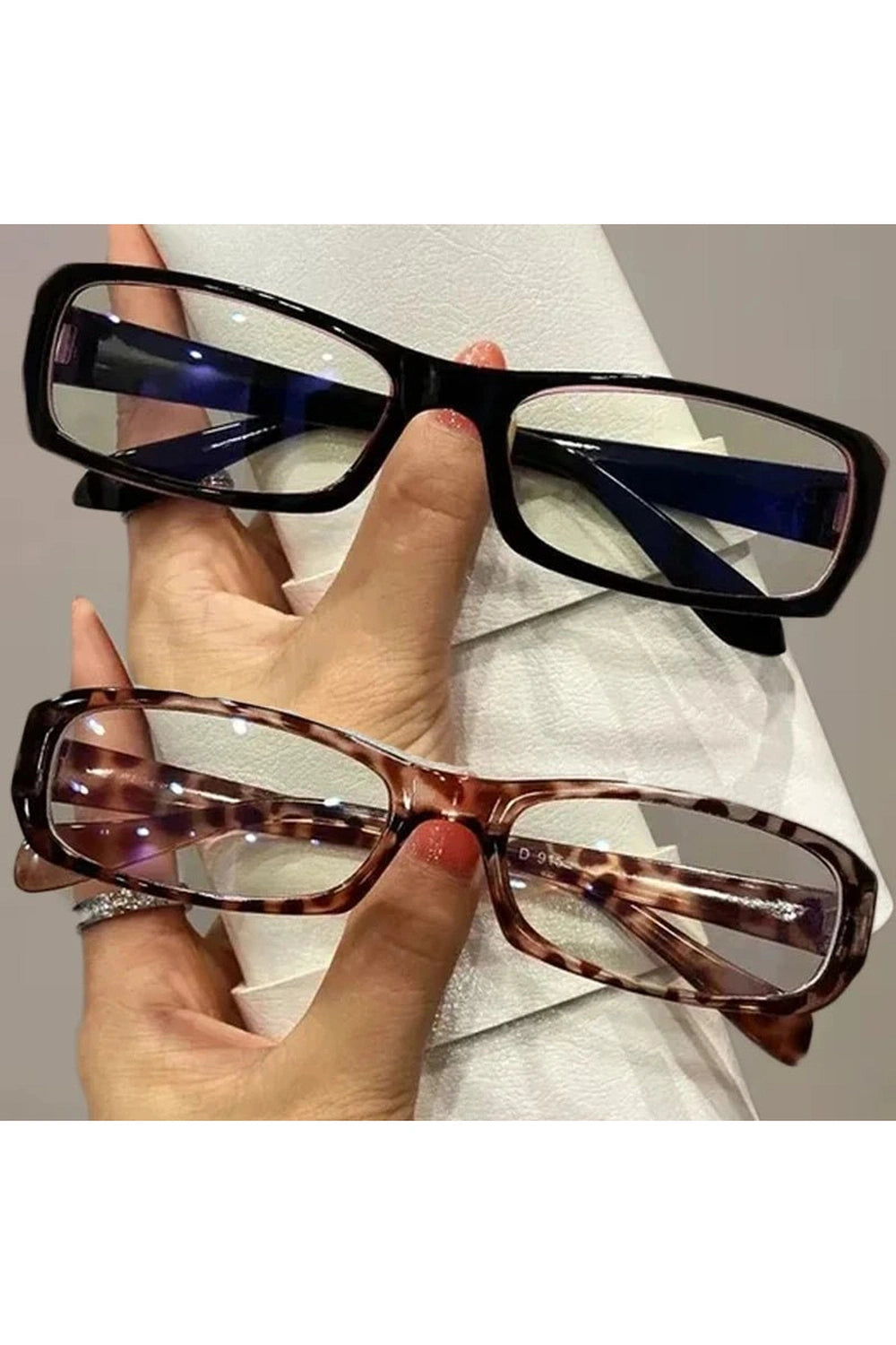 Retro Small Square Frame Glasses Shoptery