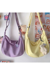 Solid Aesthetic Shoulder Bags Shoptery
