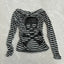 Top – Alt Striped for Layering black Shoptery