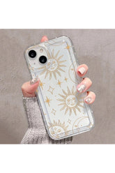 Aesthetic Sun Moon Stars Phone Case Shoptery