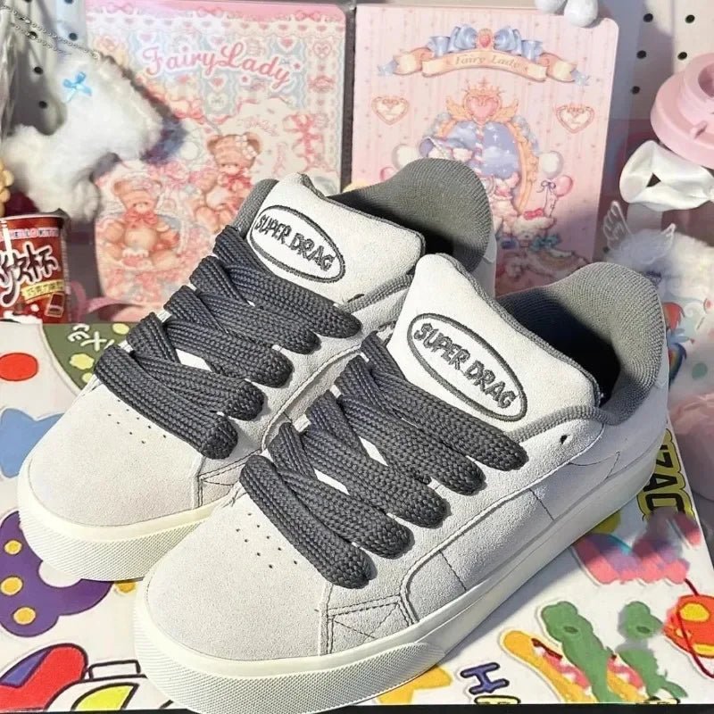 Super Drag Edgy Skate Sneakers Shoptery