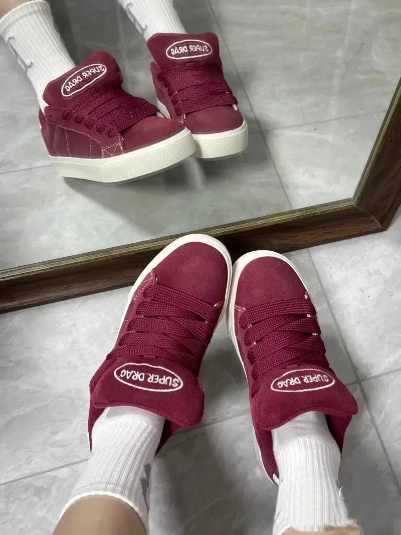 Super Drag Edgy Skate Sneakers Shoptery