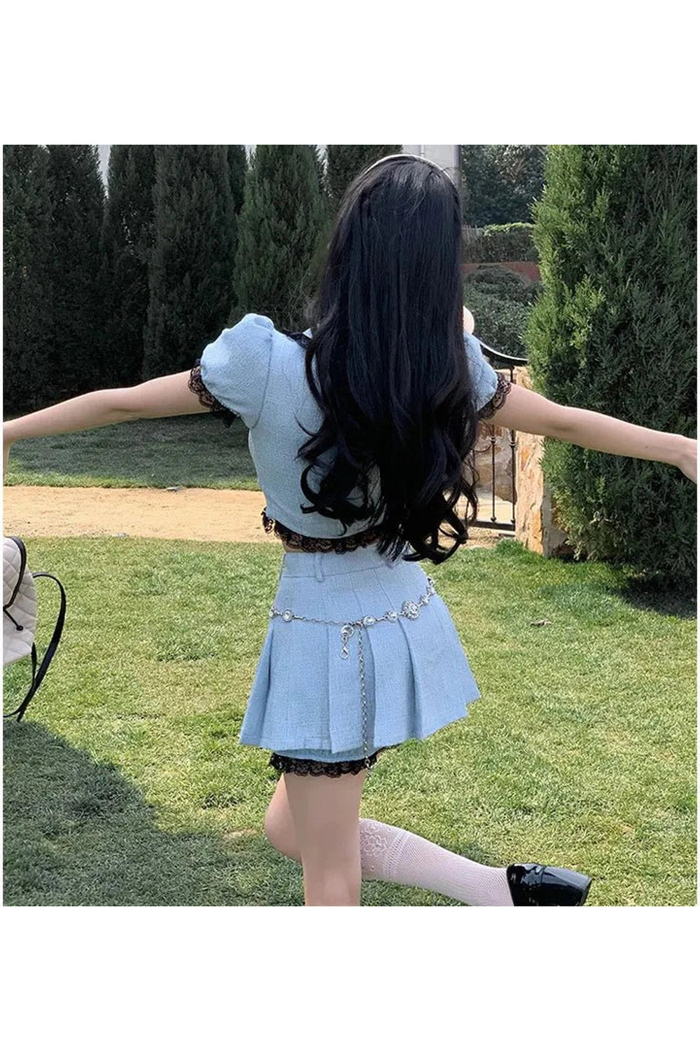 Coquette Sweet Two Piece Mini Skirt Shoptery