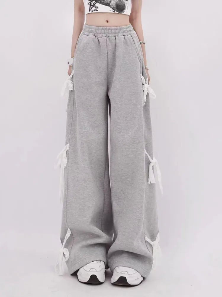Kawaii Urban Ribbon Sweatpants Shoptery