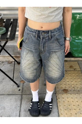 Y2k Baggy Shorts Blue Shoptery