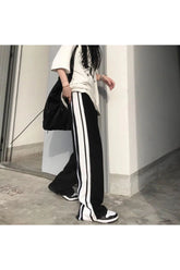 White Striped Wide Leg Pants White Stripes CHINA Shoptery