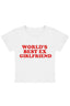 Aesthetic World's Best Ex Girlfriend Slogan Top Beige Shoptery