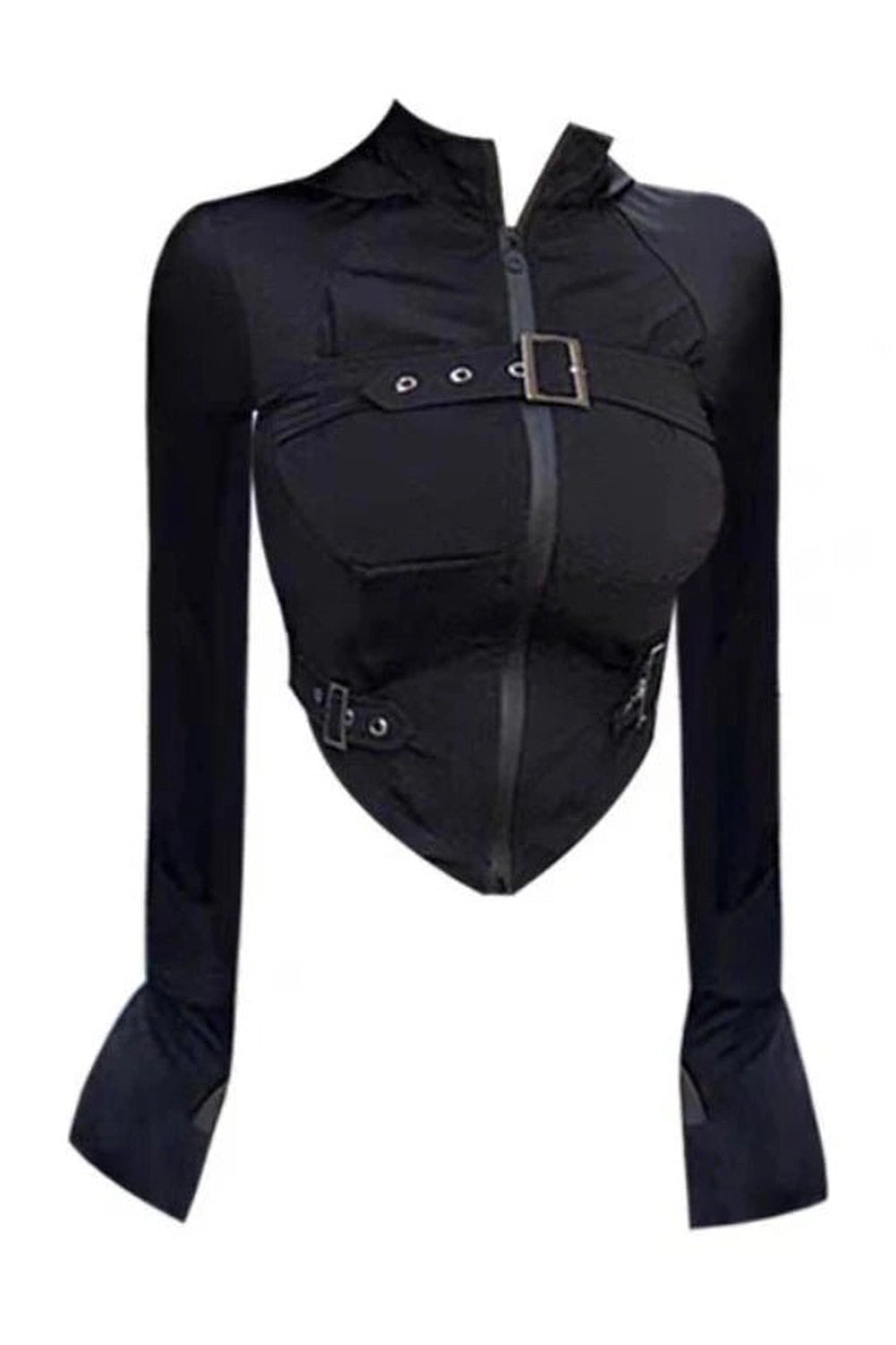 Y2K Gothic Two-Piece Set tops Shoptery