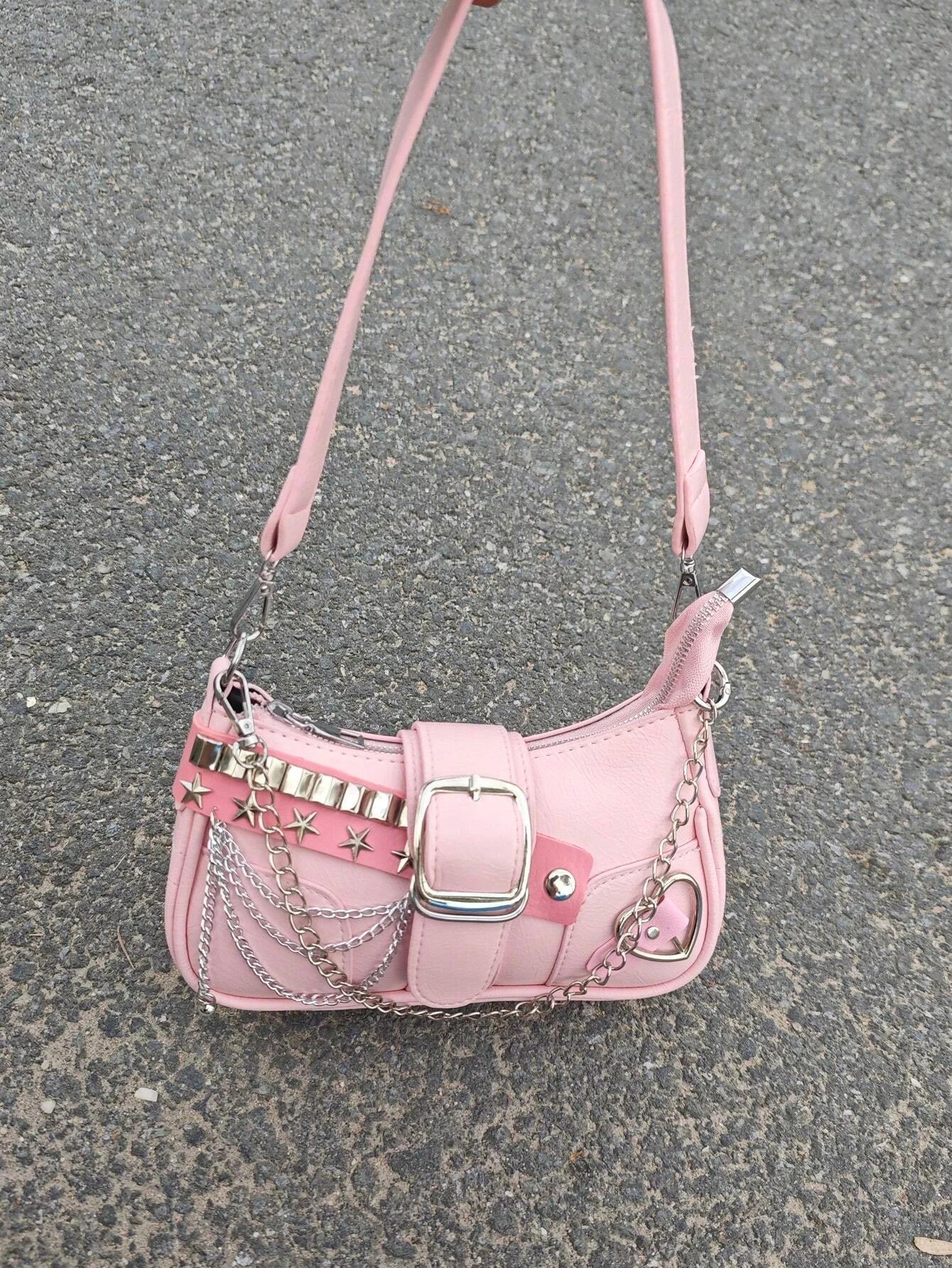 Y2K Star Studded Shoulder Bag Shoptery