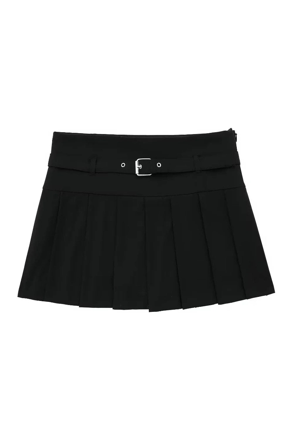 Retro Autumn Chic Short Zipper Skirt Black Shoptery