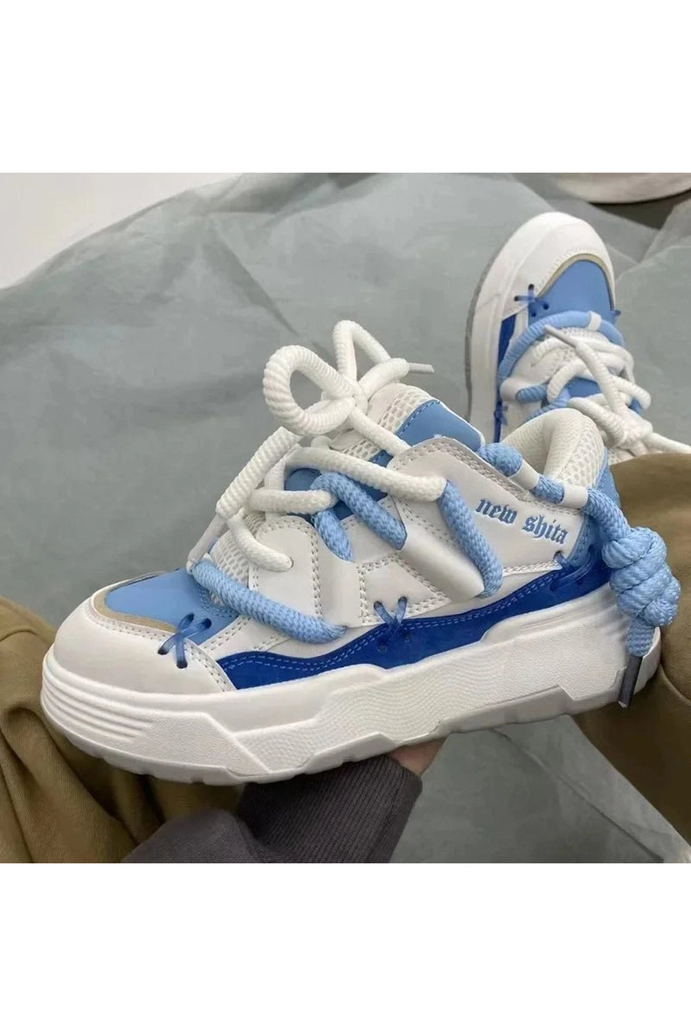 Kawaii Azure Wave Sneakers Shoptery