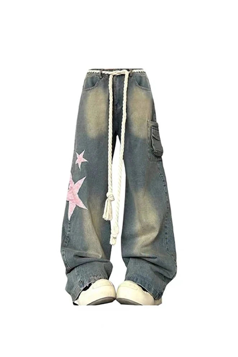 Y2k Cosmic Trek Cargo Pants Shoptery