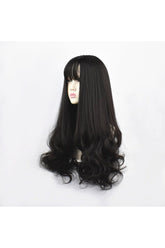Kawaii Green Black Curly Wig Jet-black 24inches 1 PC Shoptery
