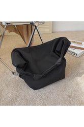 Retro Nylon Shoulder Handbag black Large(Max Length>50cm) Shoptery