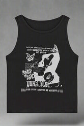 Alt Rebel Echoes Tank Top black Shoptery