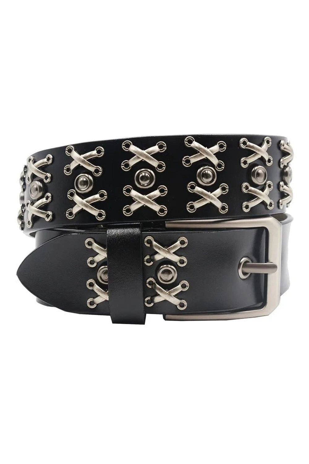 Alt Leather Belt black Shoptery