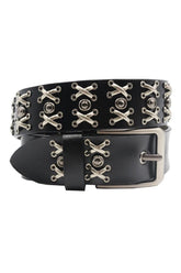 Alt Leather Belt black Shoptery