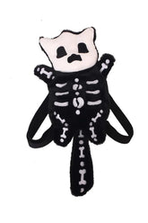 Alt Skull Plush Water Bottle Bag black 18x7x39cm Shoptery