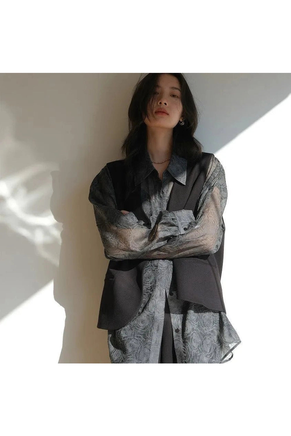 Alt Streetwear Lantern Sleeve Shirt Shoptery