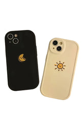 Aesthetic Sun Moon iPhone Case Shoptery