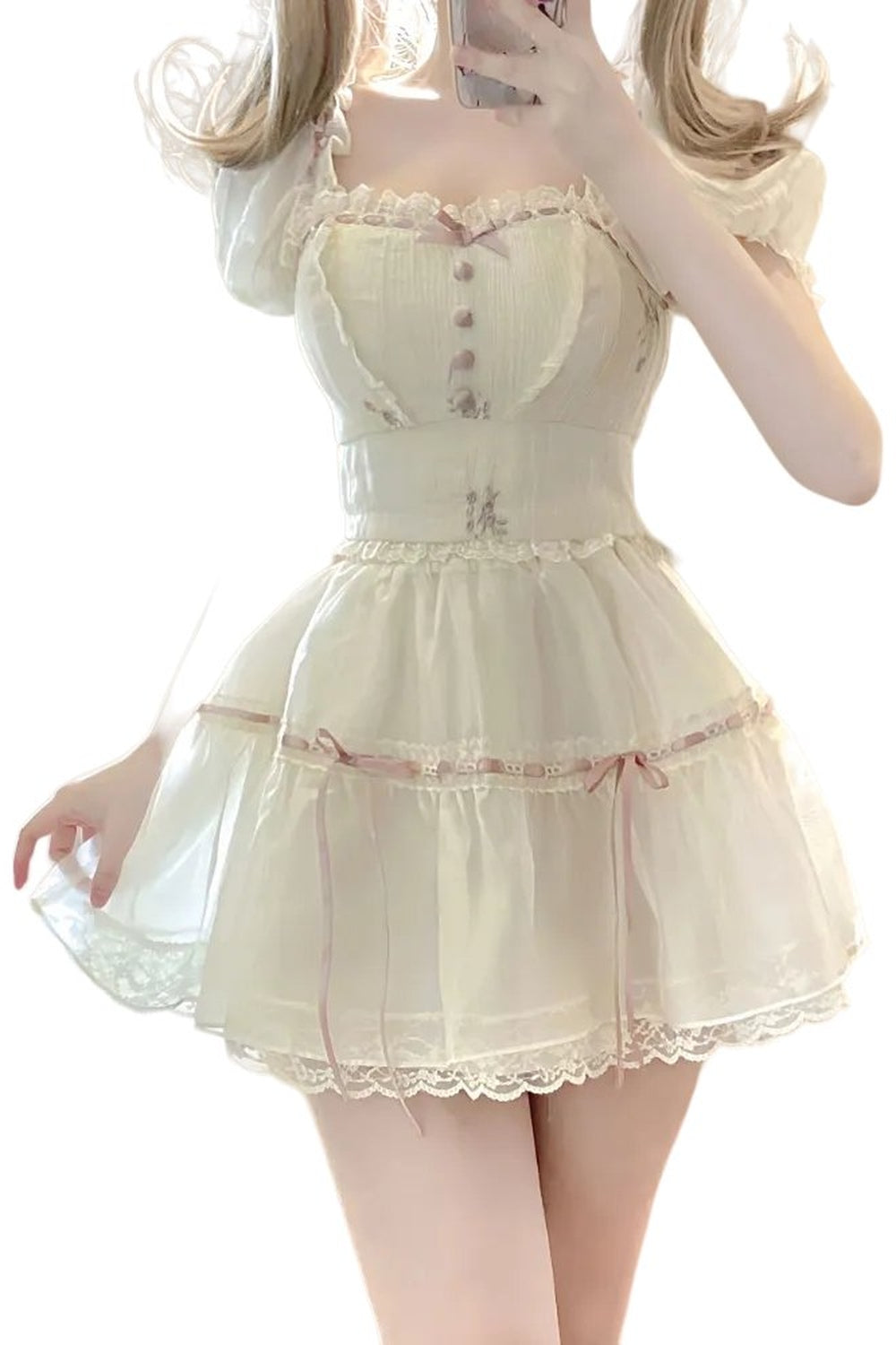 Coquette 2-Piece Summer Dress Outfit Set Shoptery