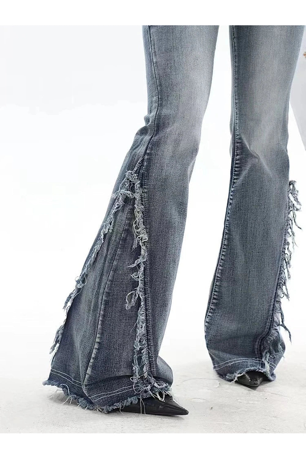 Y2k Urban Cascade Denim Pant Shoptery